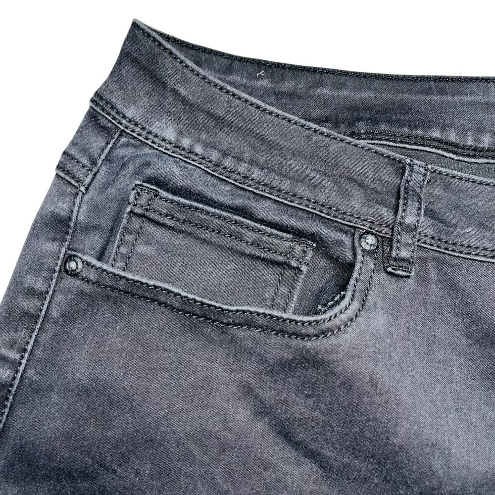 Est 1946 Womens Black Denim Jeans Size 18W Classic Fit Cotton Blend Stretch Mid- - Picture 6 of 12